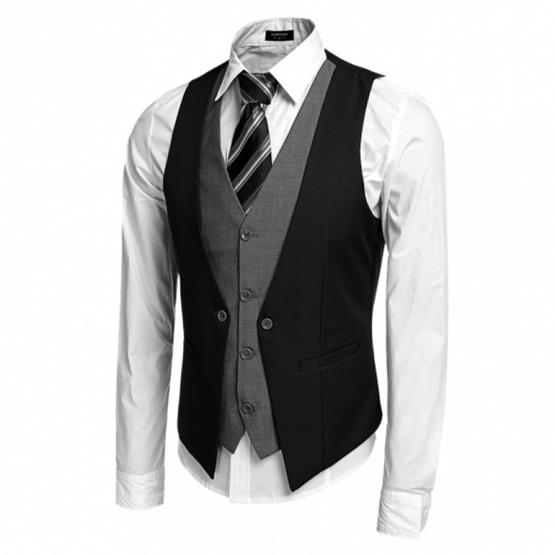 Coofandy Men's Formal Business Suit Vest