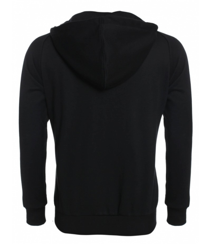 Men's Casual Active Hooded Long Sleeve Slim Fit Zip-Up Solid Hoodie Jacket