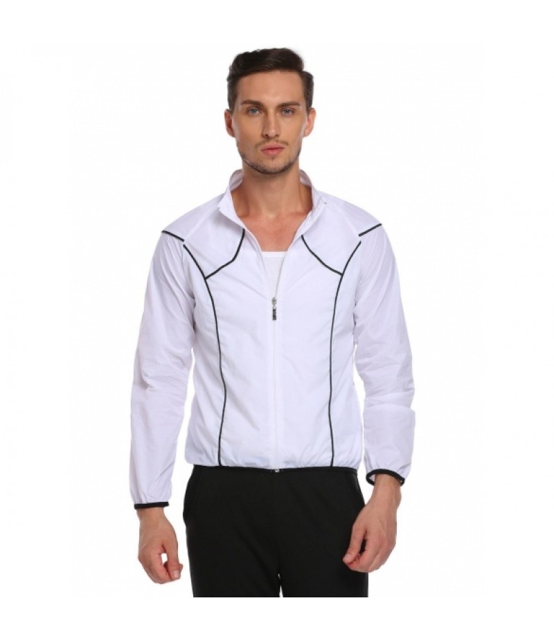 Men Long Sleeve Cycling Jacket Jersey Outdoor Sportswear